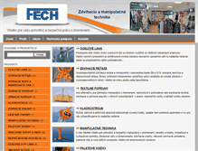 Tablet Screenshot of fech.sk